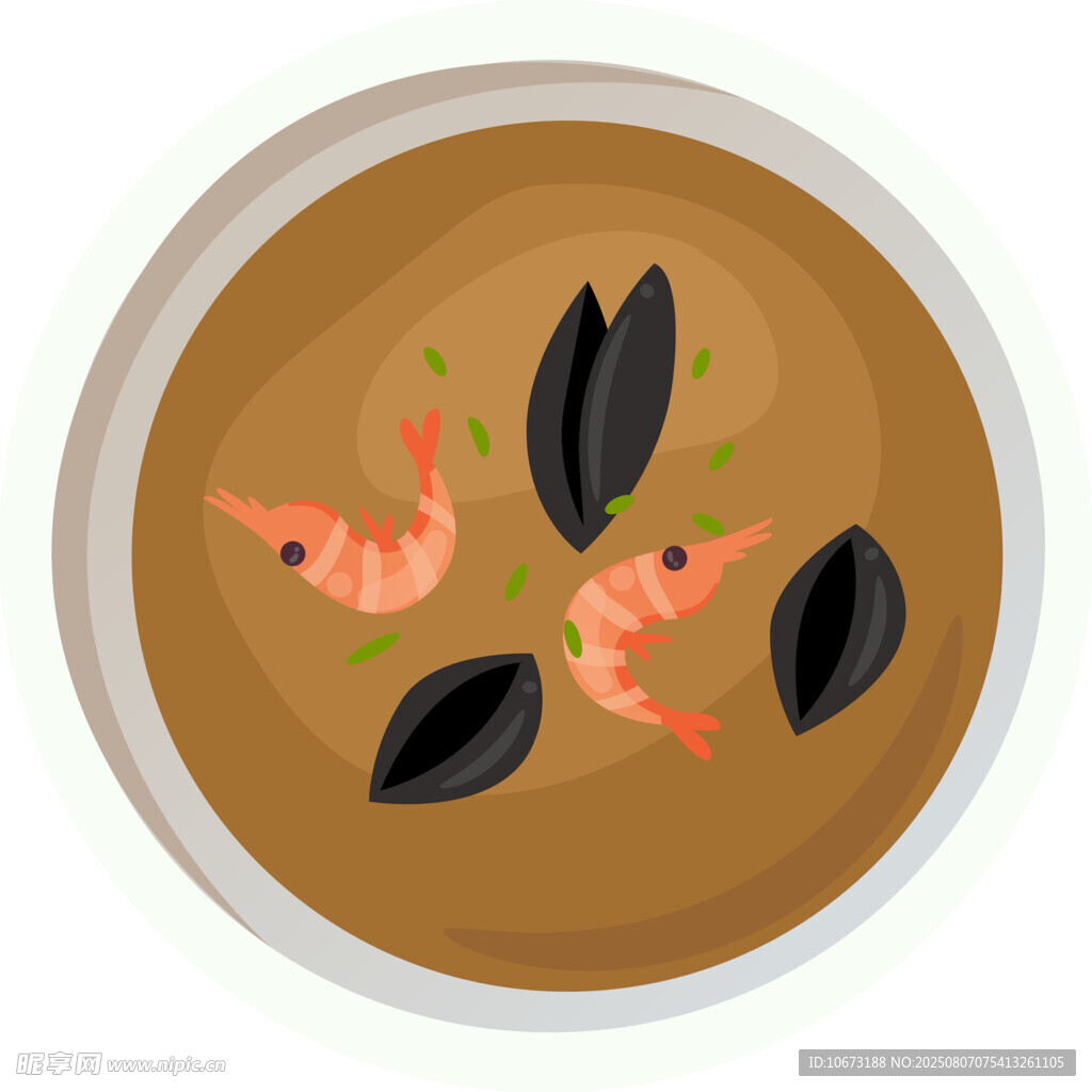 海鲜浓汤