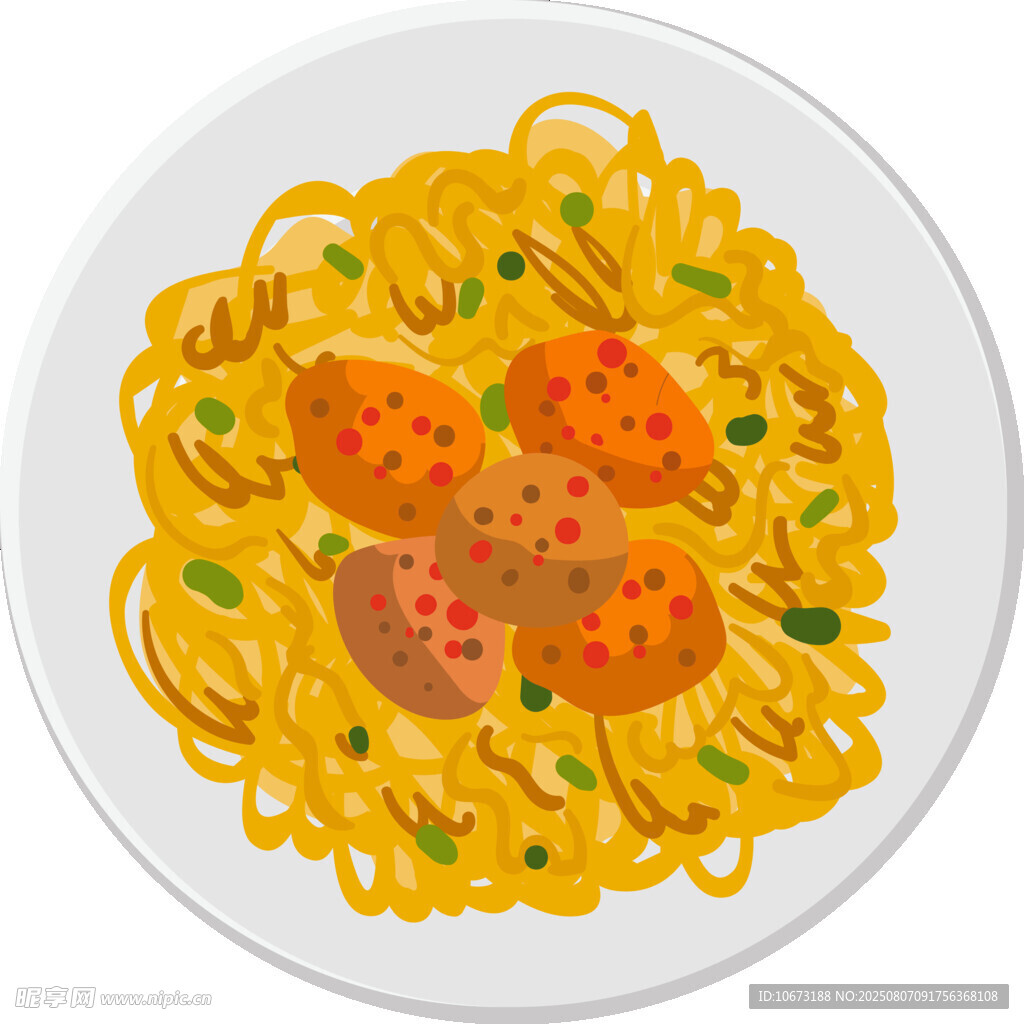 美味虾仁意面