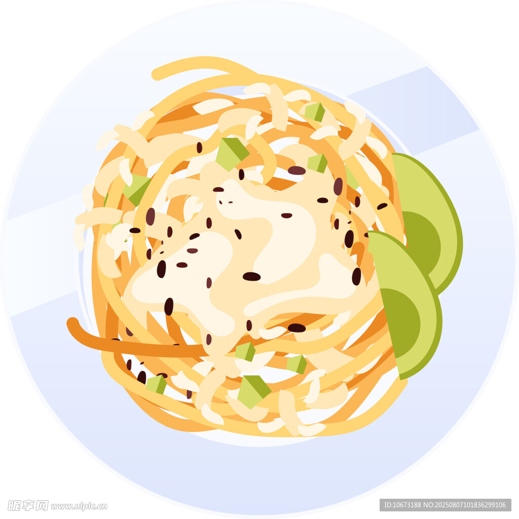美味凉拌面