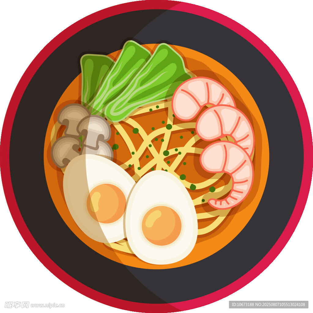 美味日式海鲜拉面套餐