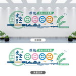 食堂文化布置