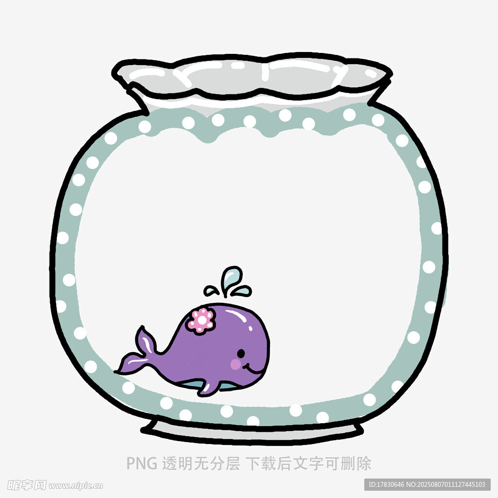 鱼缸里的小鲸鱼