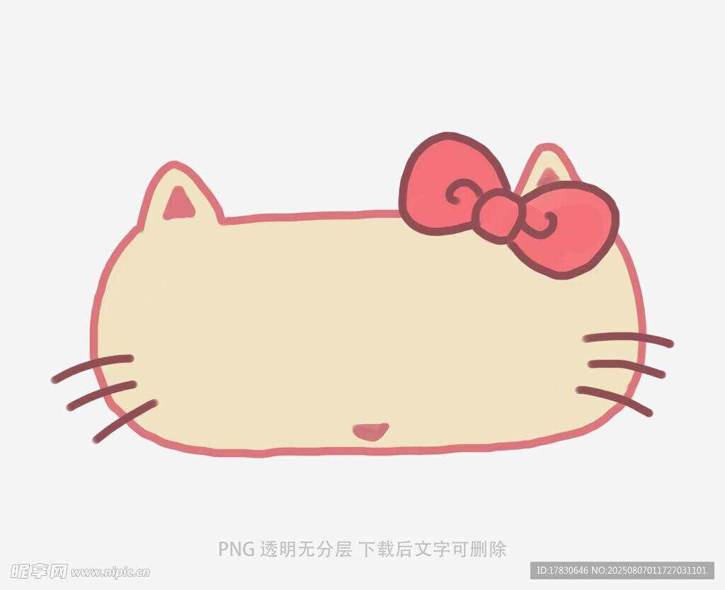 戴蝴蝶结的可爱猫咪