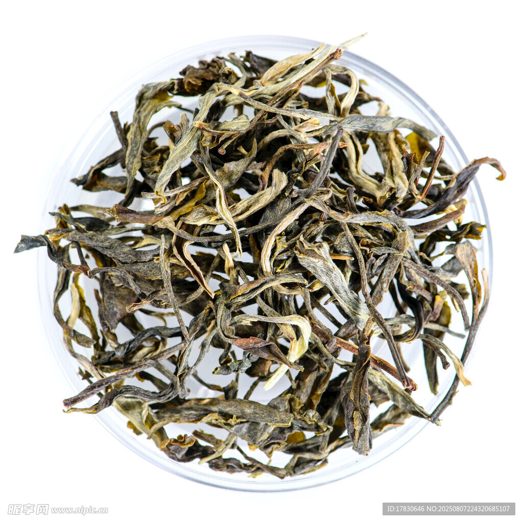白毫显露的优质茶叶