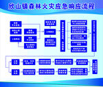 森林火灾应急流程图