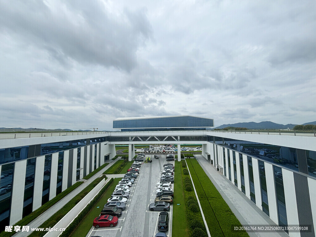 现代化建筑俯瞰图