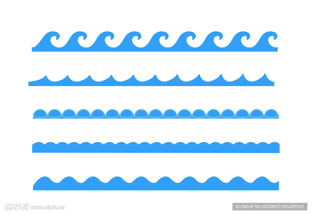 波浪海浪图案