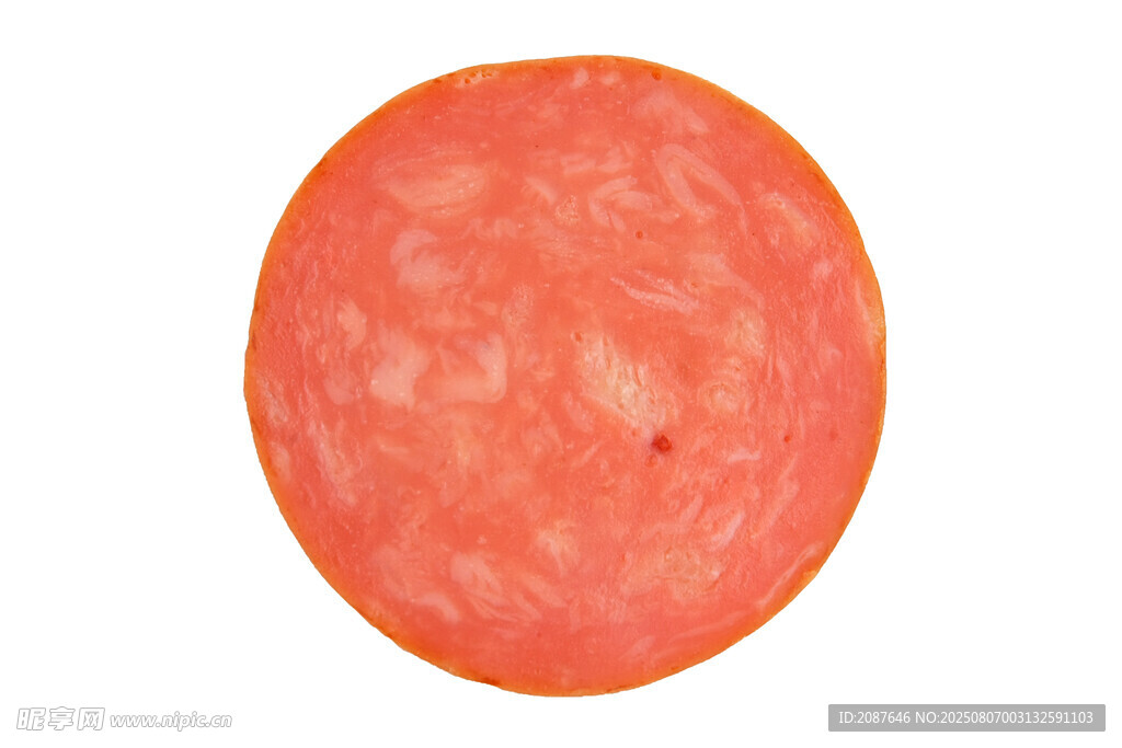圆形火腿切片