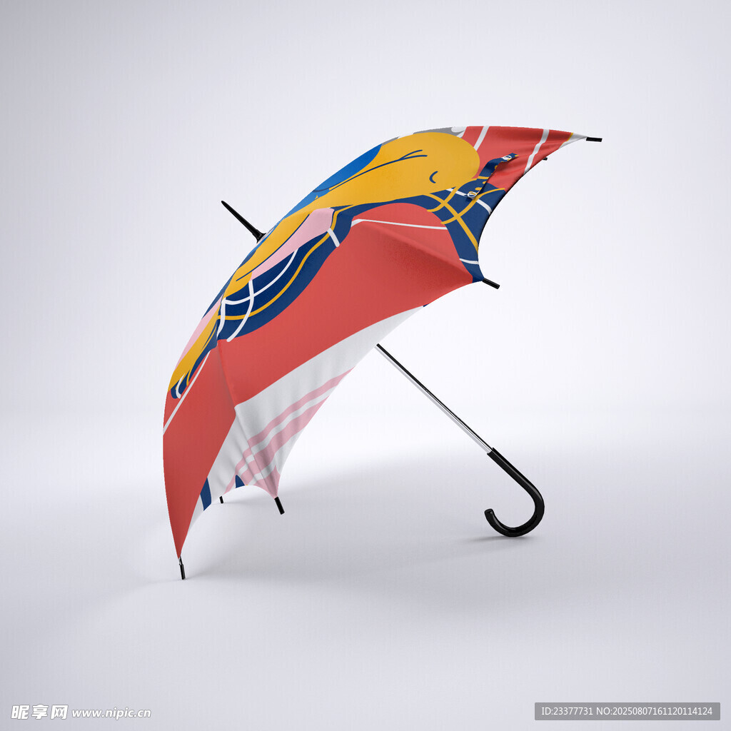 3D雨伞模型定制VI提案