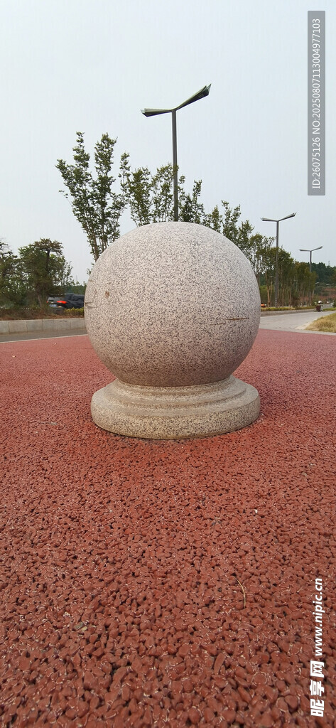 户外石球景观