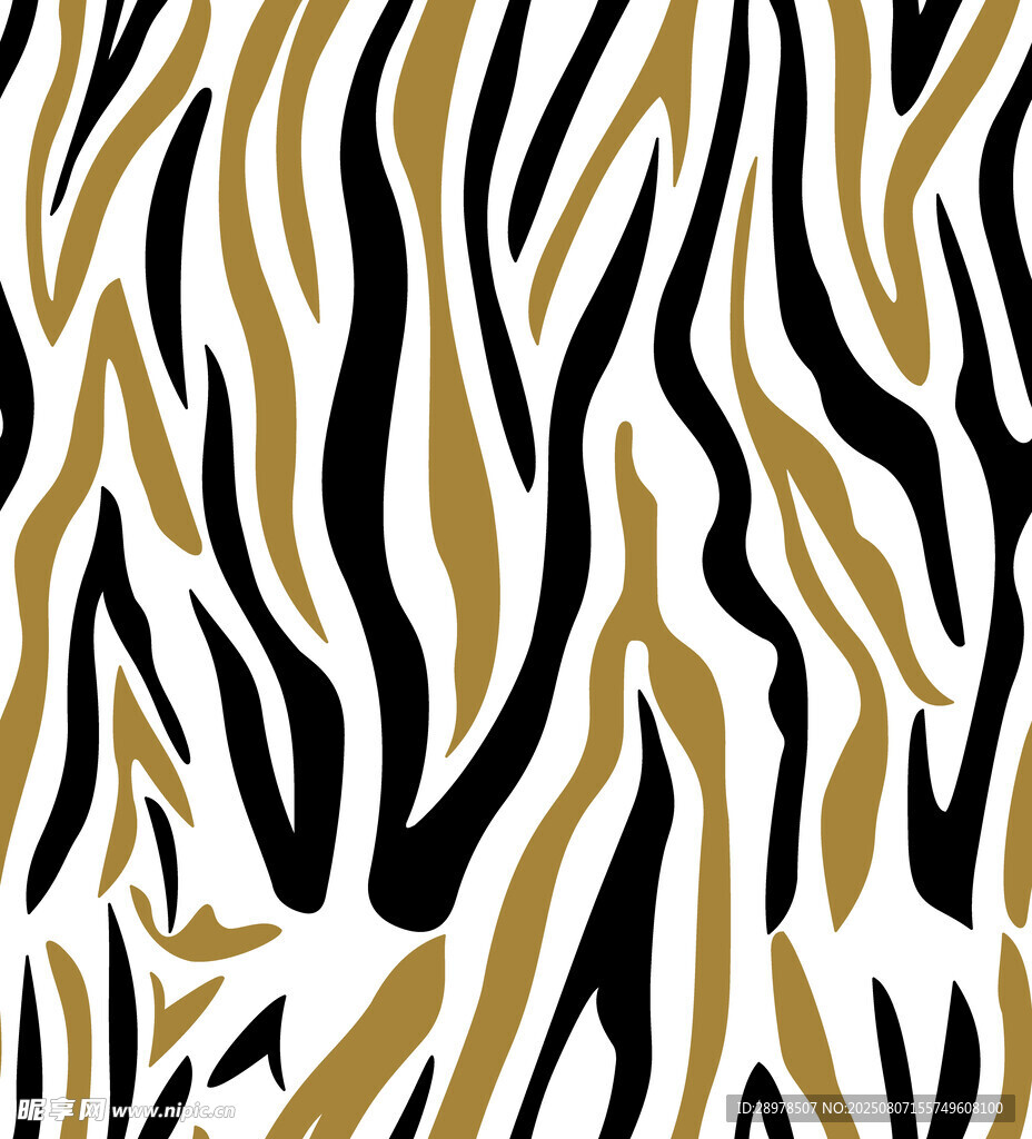 时尚斑马纹图案