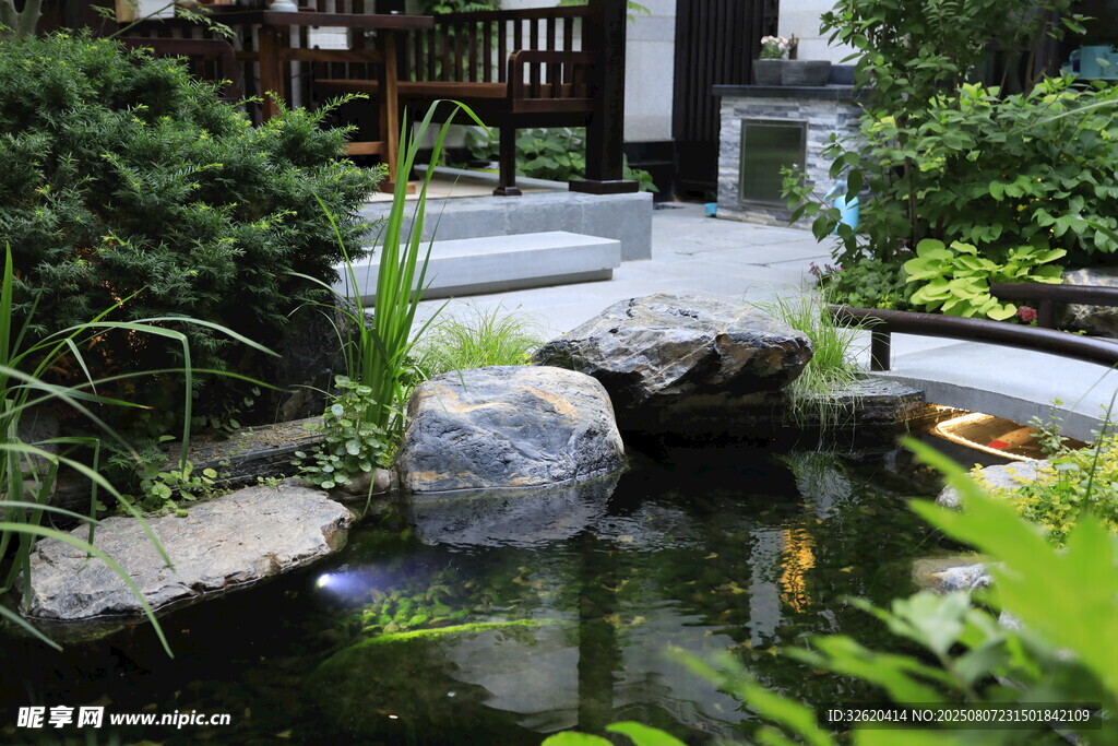 中式庭院水景
