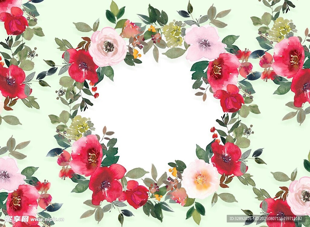 花卉展板