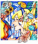 梦幻夏至色彩动漫人物插画