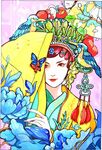 戏曲旦角美女芳华绝代展风姿