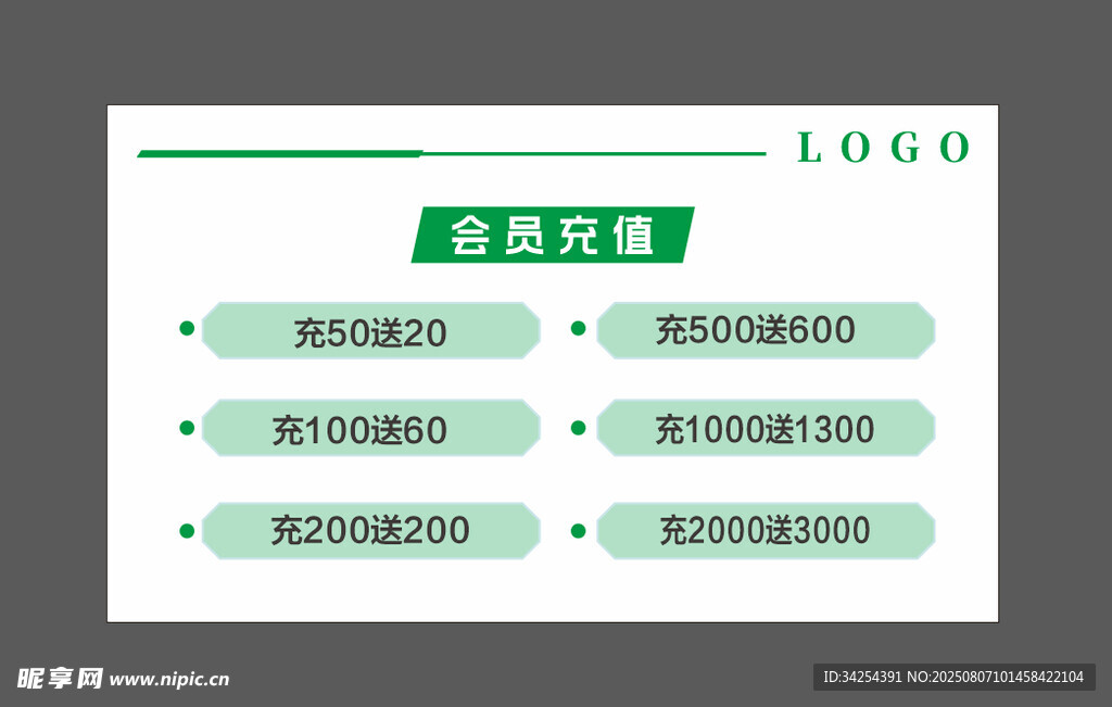 价目表 菜单  优惠卷