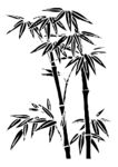 水墨风竹子插画