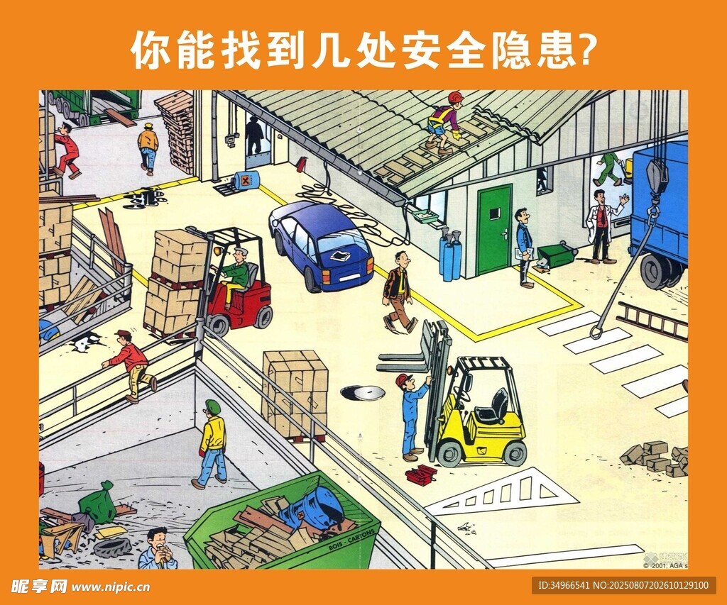 寻找仓库安全隐患场景图