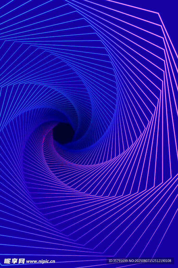 紫色螺旋线条抽象图案