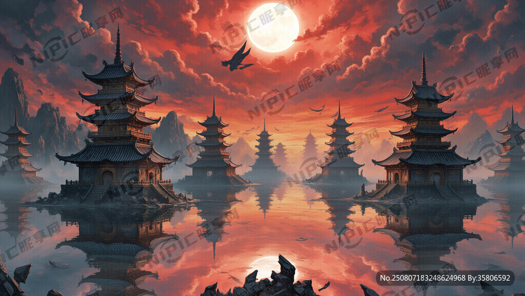 整体氛围 浓郁东方古风