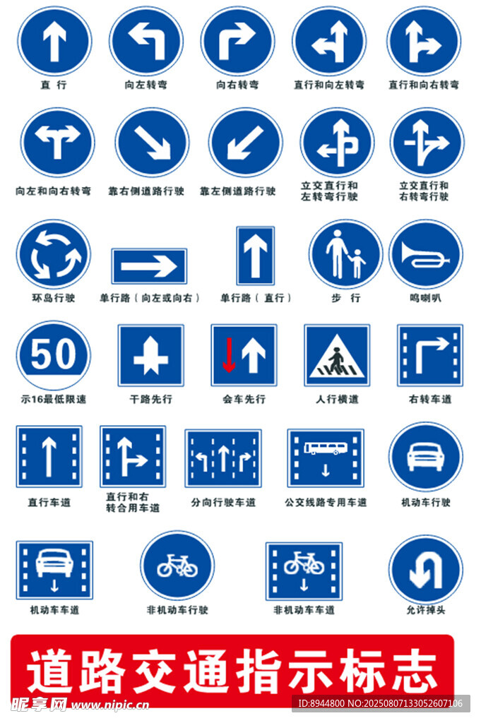 道路指示牌