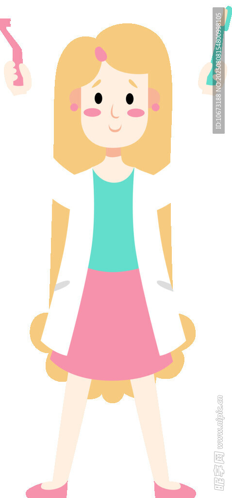 可爱卡通女孩形象