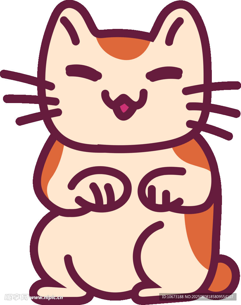可爱猫咪比心