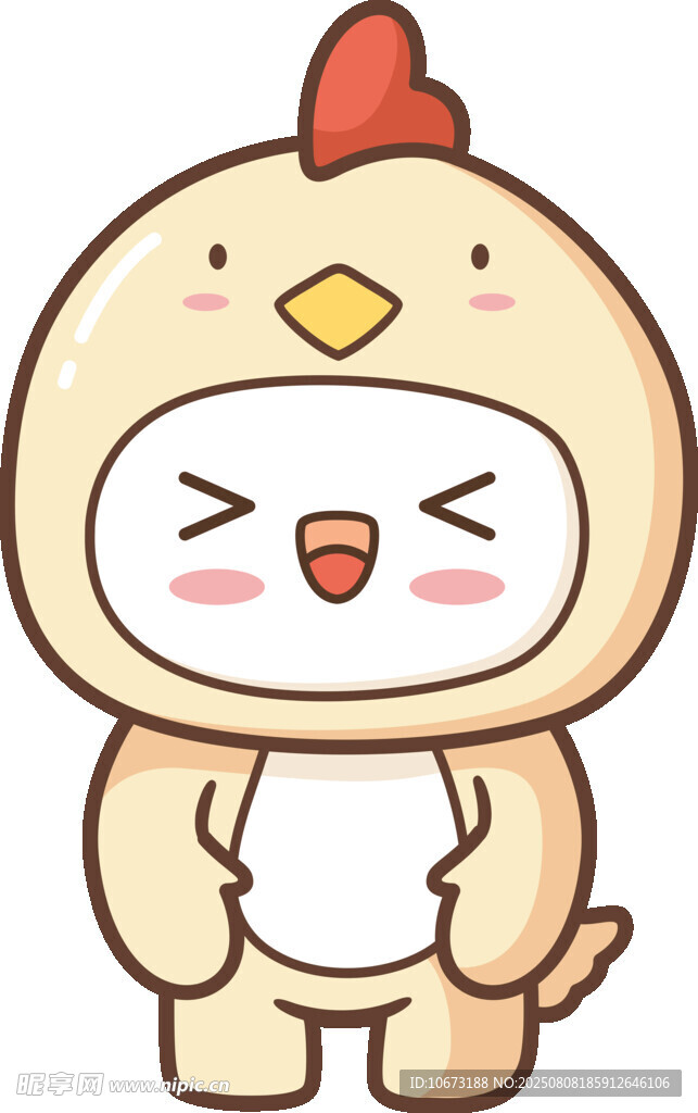 可爱小鸡卡通形象