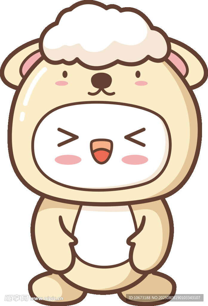 可爱小羊卡通形象