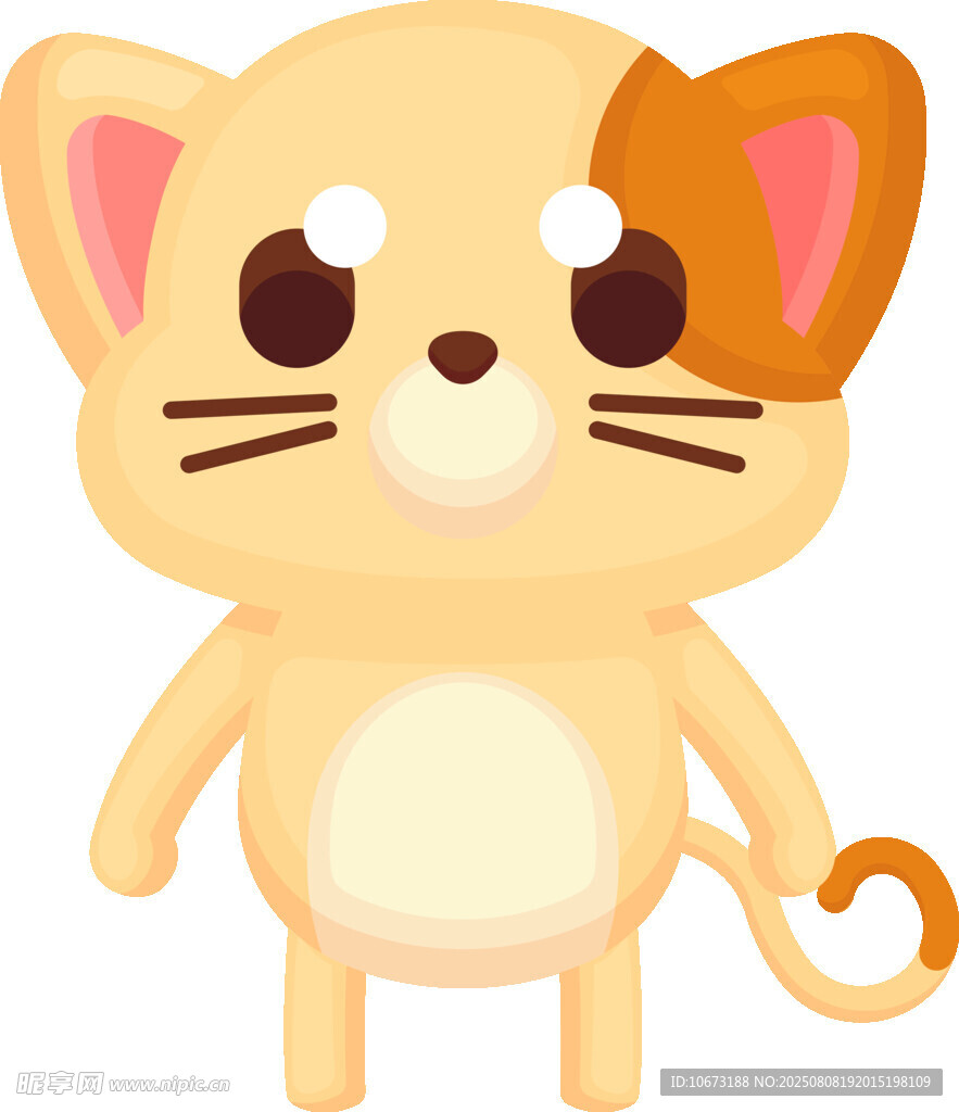 可爱卡通小猫形象
