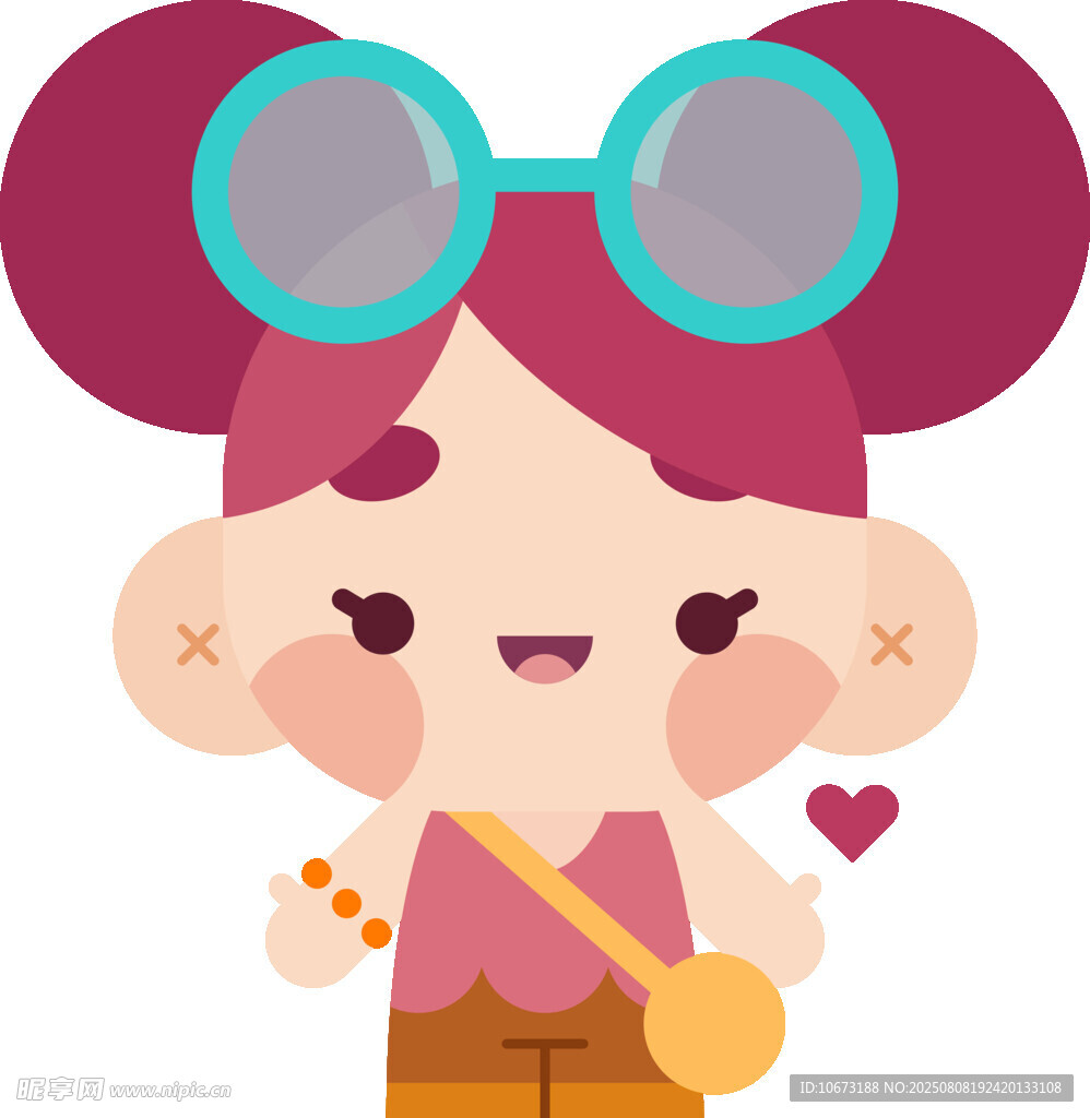 可爱卡通女孩形象