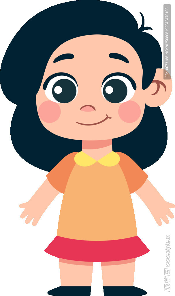 可爱卡通女孩形象