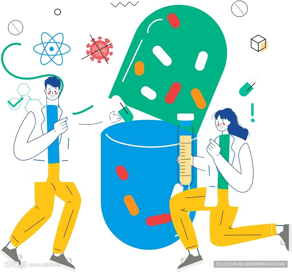 科研人员探索创新药物