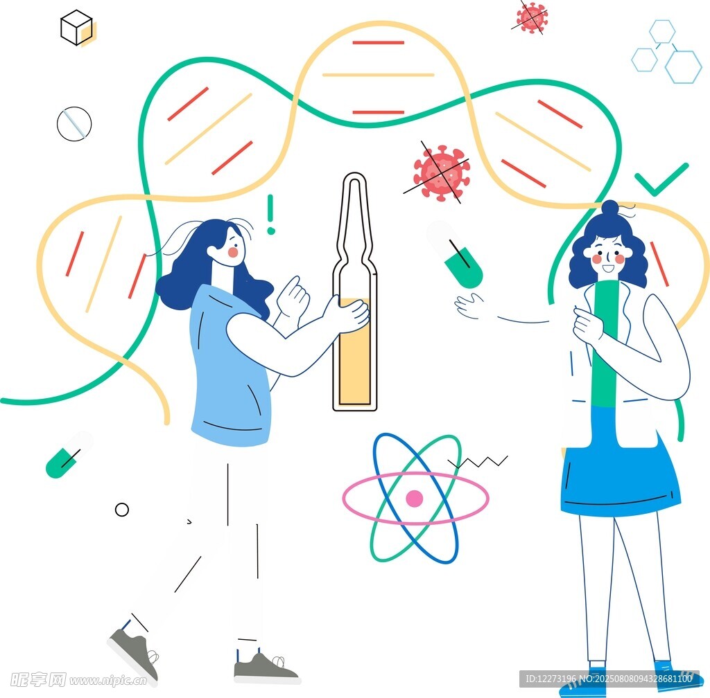女孩进行趣味科学实验