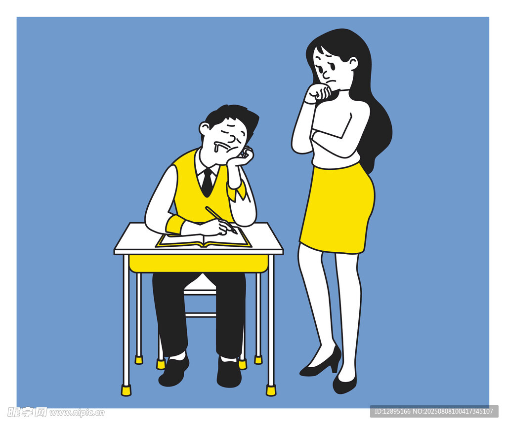 老师辅导学生