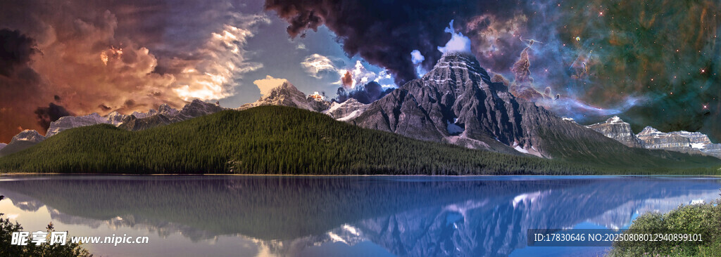 奇幻游戏场景中的绚丽景观