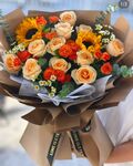 多彩鲜花花束