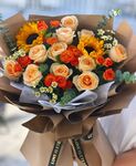 多彩鲜花花束