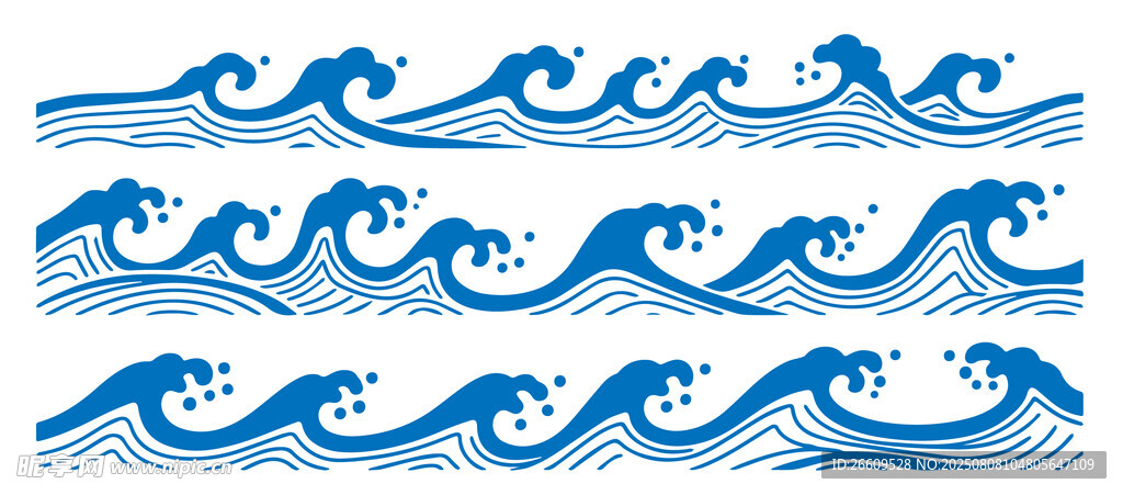 蓝色海浪