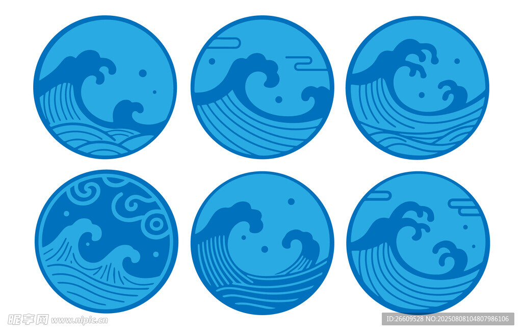 蓝色海浪