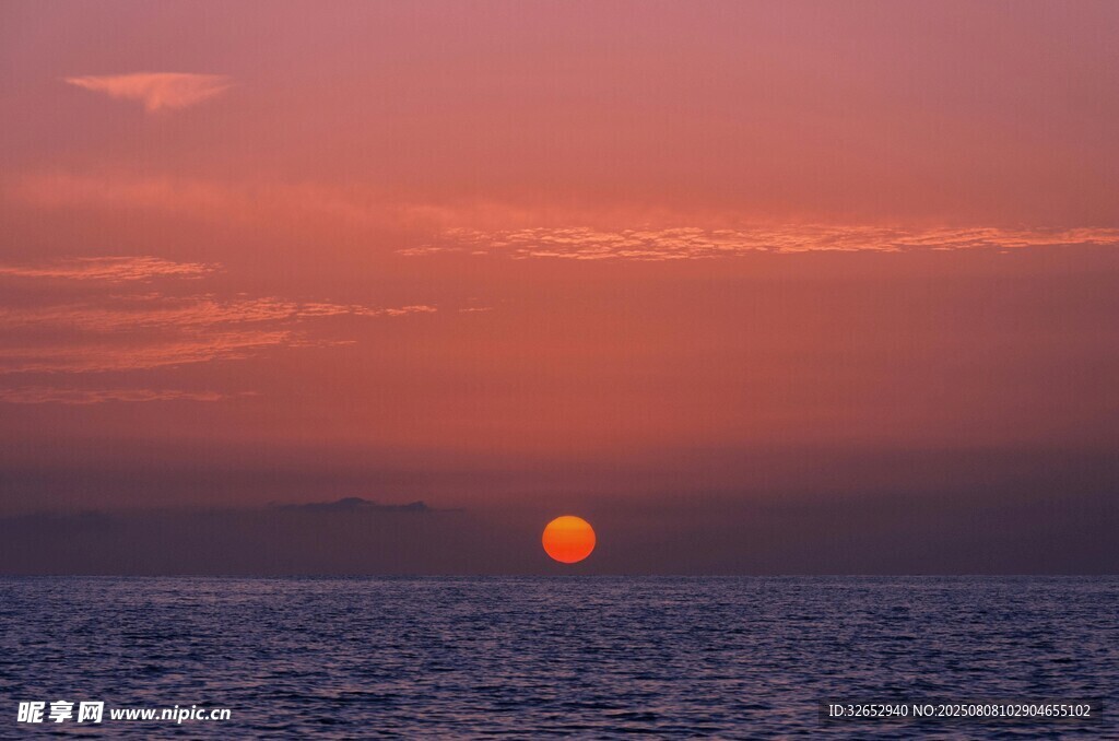 海上落日美景
