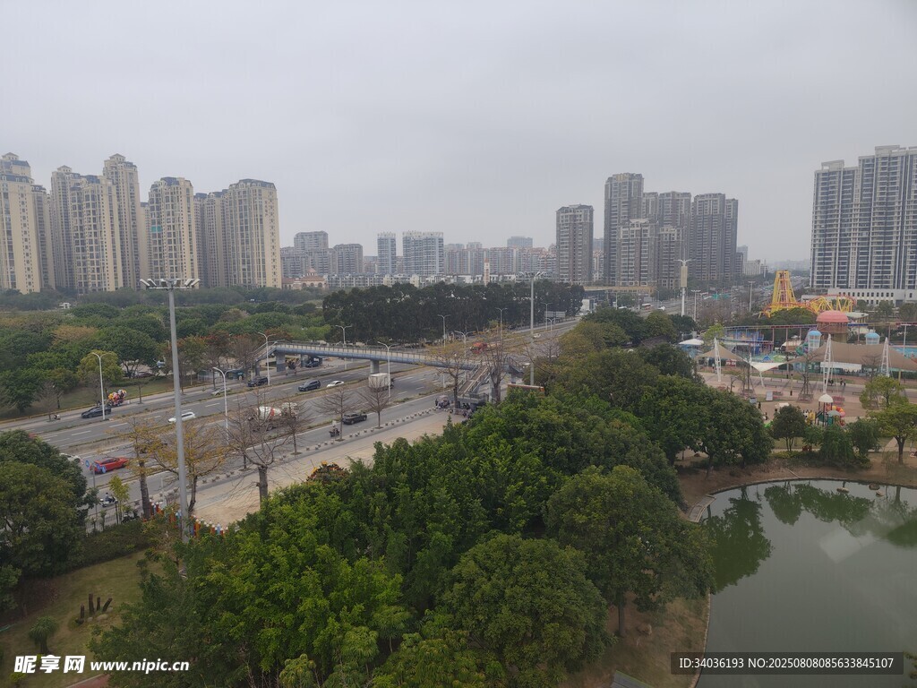 城市中的绿化与建筑景观