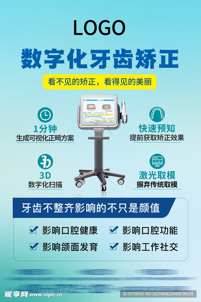 数字化牙齿矫正技术展示