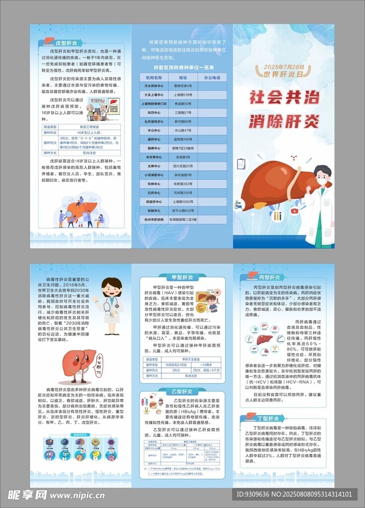 肝炎 折页