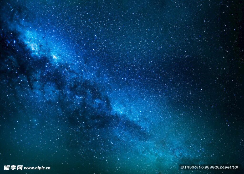梦幻星空夜景
