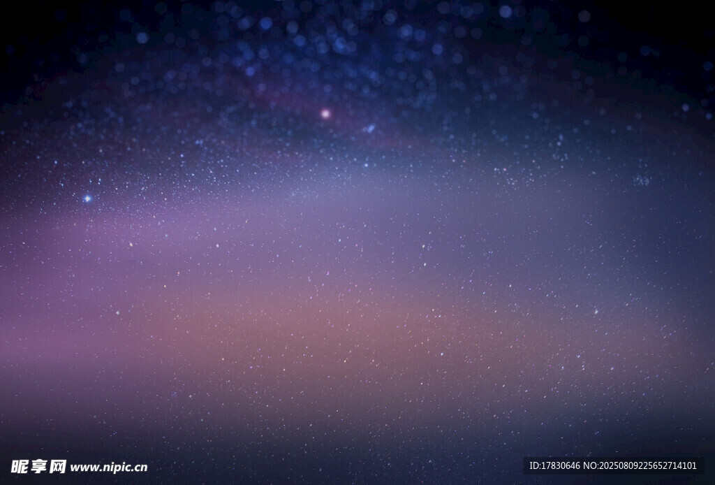 梦幻星空夜景