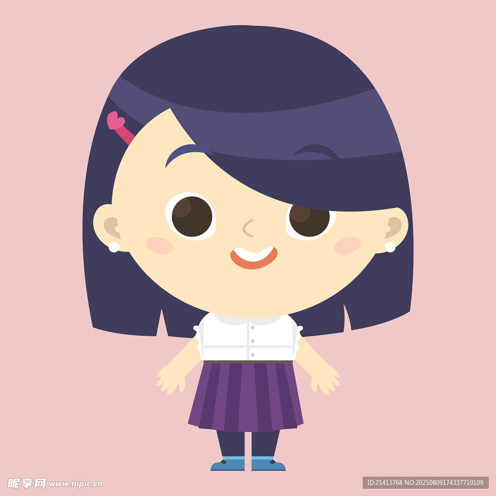 可爱卡通女孩形象