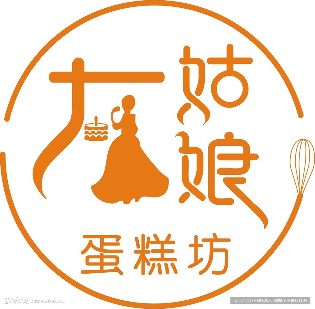 蛋糕坊标志设计
