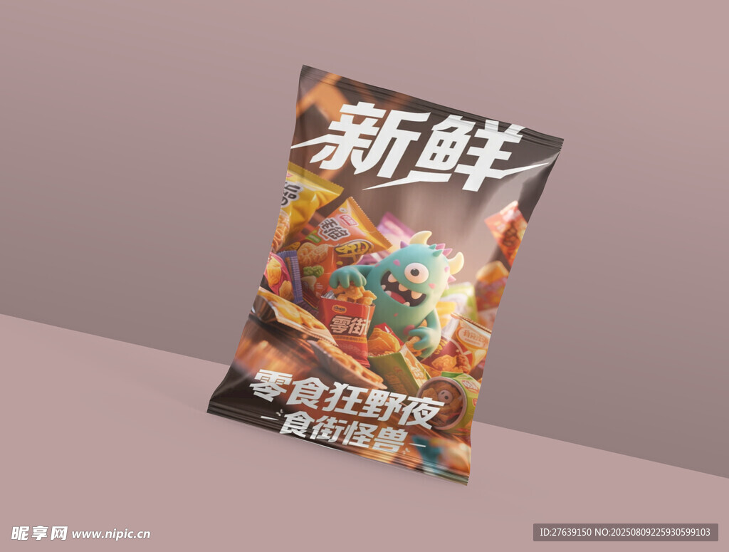 零食袋样机