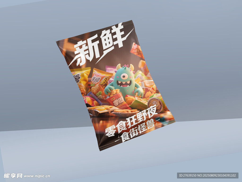 零食袋样机